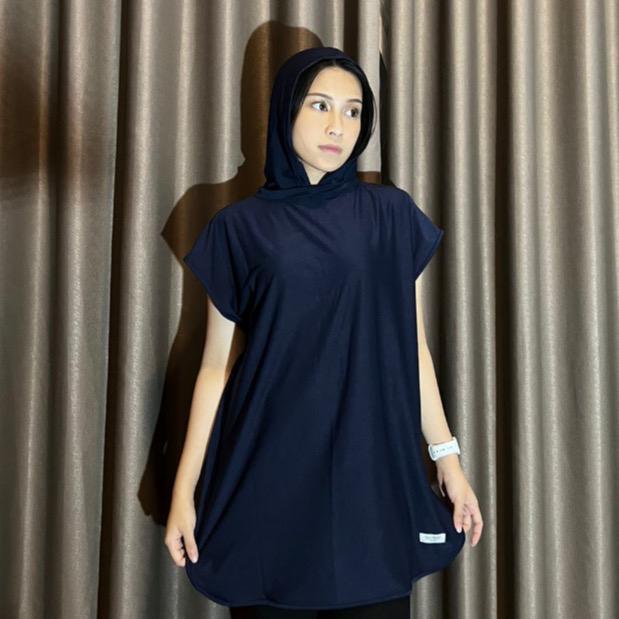 BEST SALE HIJAB ROMPI SPORTY Hoodie Syar'i /Jilbab Senam / Baju Atasan Olahraga Wanita, Senam Zumba/
