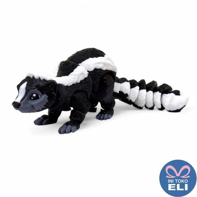Figur Hewan Binatang Realistis Koleksi & Dekorasi Lucu Toy Capybara Bear Otter Racoon
