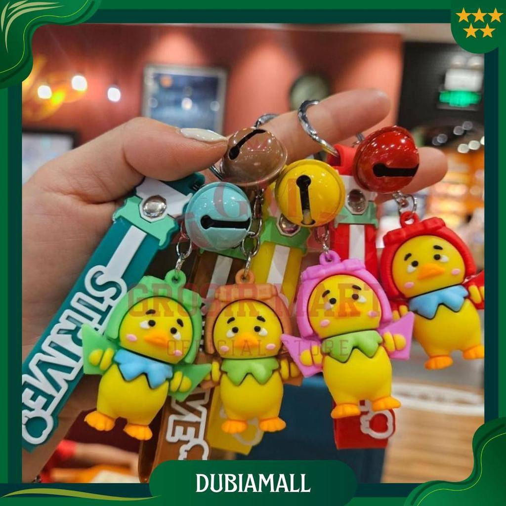 Gantungan Kunci Upset Duck Silikon Tebal / Ganci Upset Duck / Ganci Bebek / Gantungan Kunci Boneka U