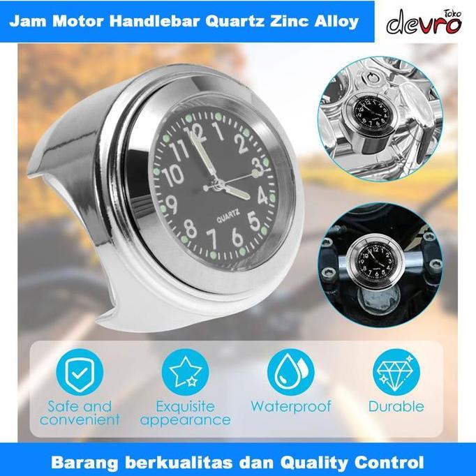 Jam Handlebar Motor - MT-WTCP - Jam Sepeda - Jam Motor - Jam stang
