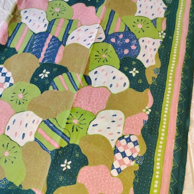 KAIN BATIK KATUN TULIS DLORONG CIREBON TRUSMI CERAH KEMEJA PRIA WANITA