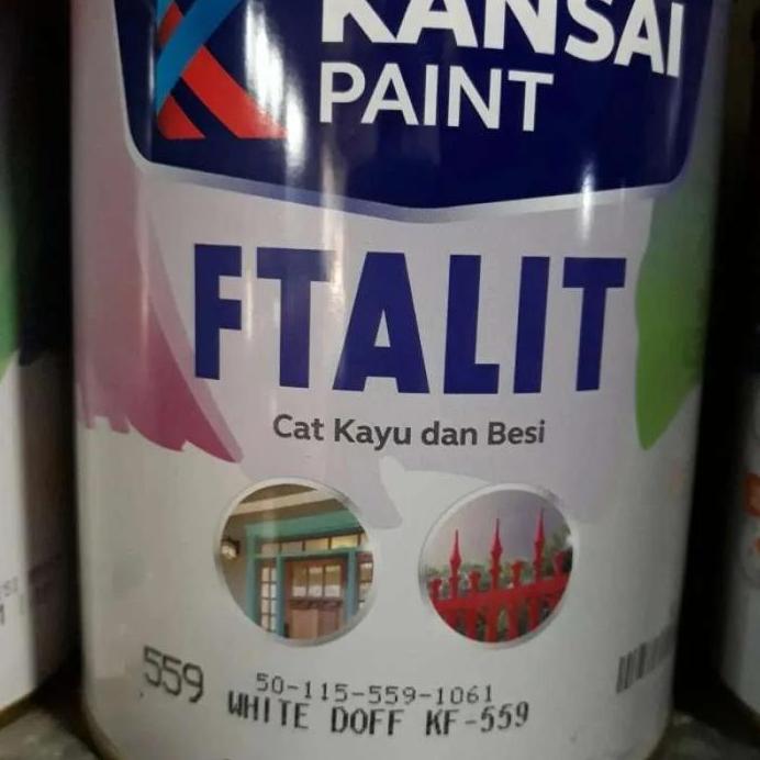 Cat besi & kayu putih dop Kansai Ftalit KF-559 White Dof