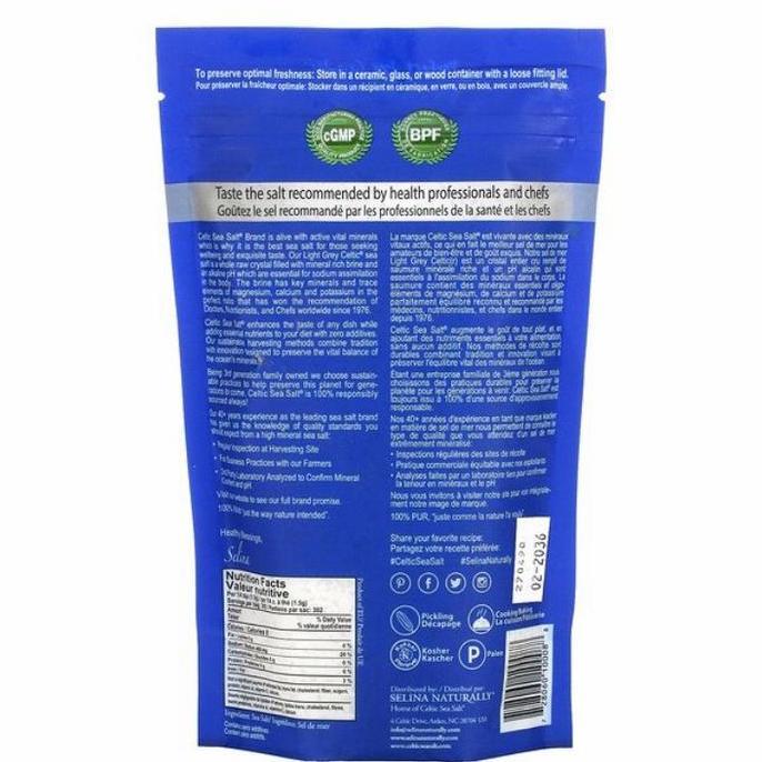 Celtic Sea Salt Light Grey Celtic, Vital Mineral Blend, 454 Gr