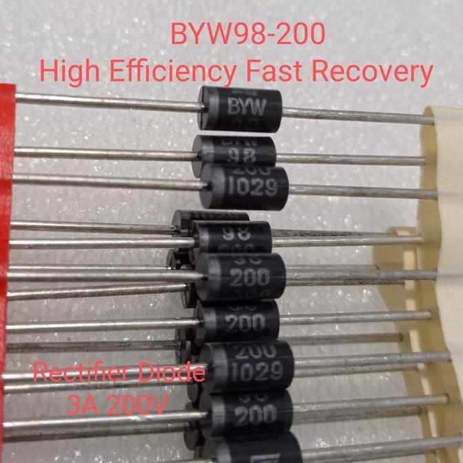 Ready BYW98-200 rectifier dioda 3A 200v