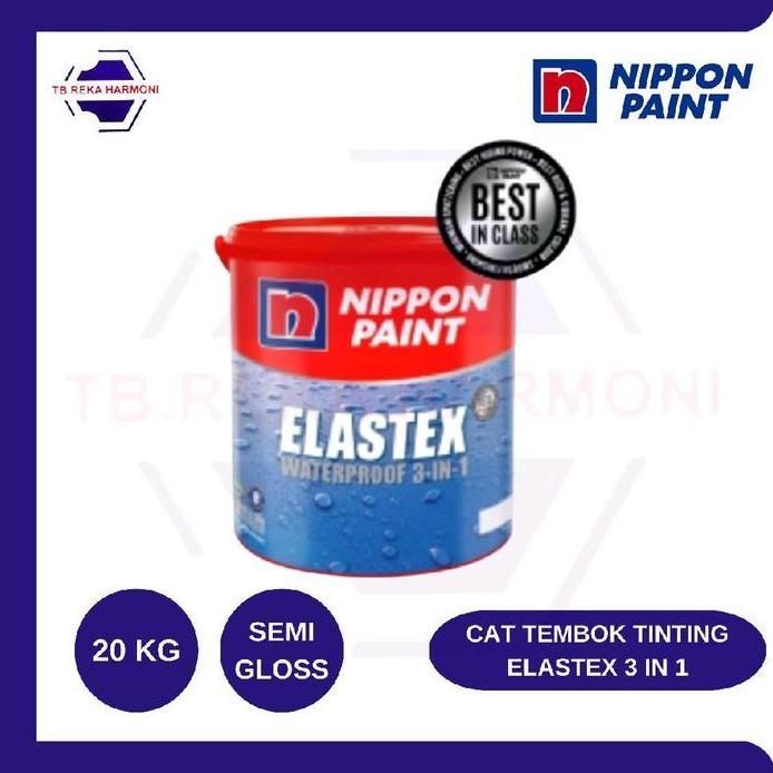 CAT TEMBOK ELASTEX 3 IN 1 EXTERIOR 20 KG NIPPON PAINT