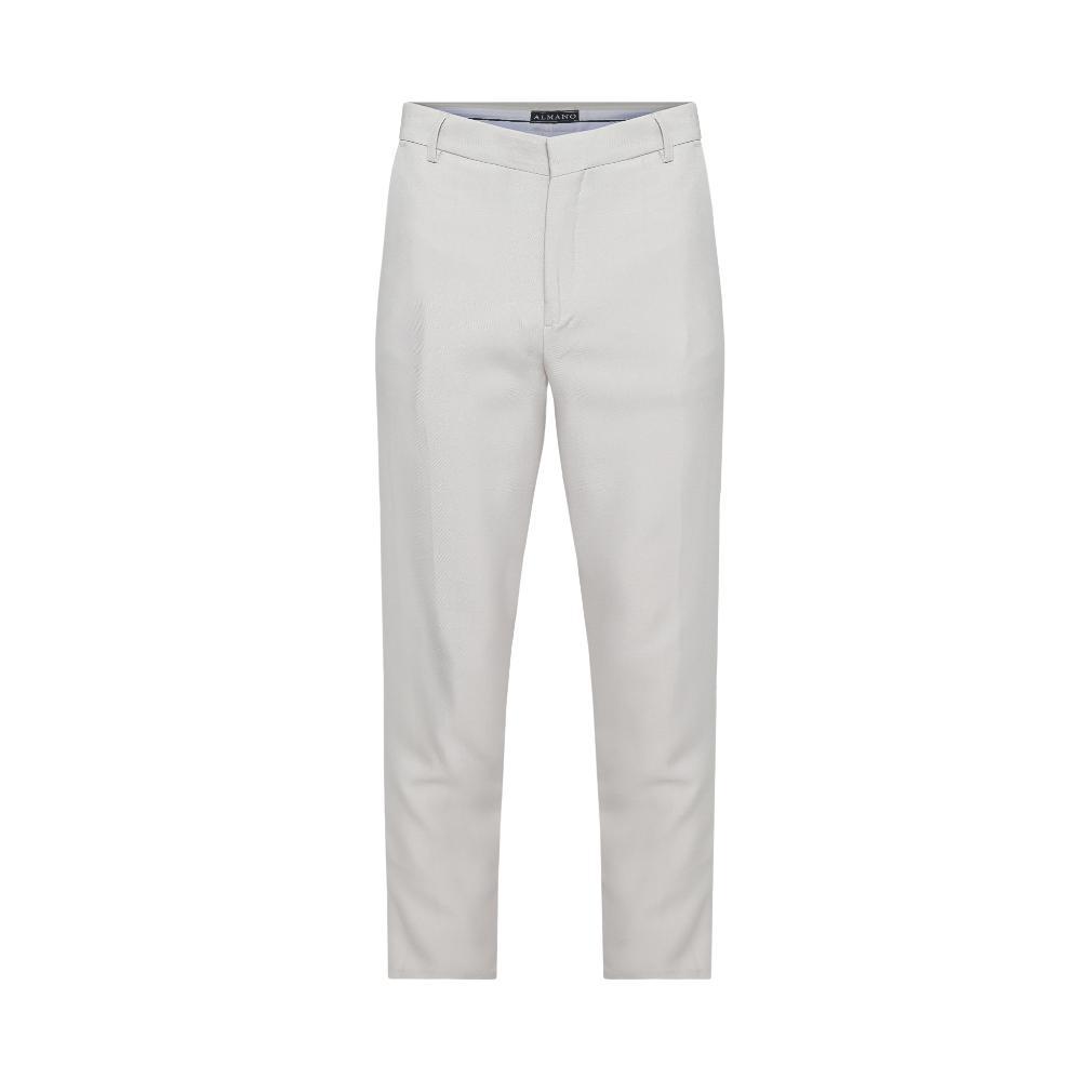 ORIGINAL ALMANO Formal Ankle Pants Cream / Celana Formal Kantor Slim Fit Panjang Pria Krem