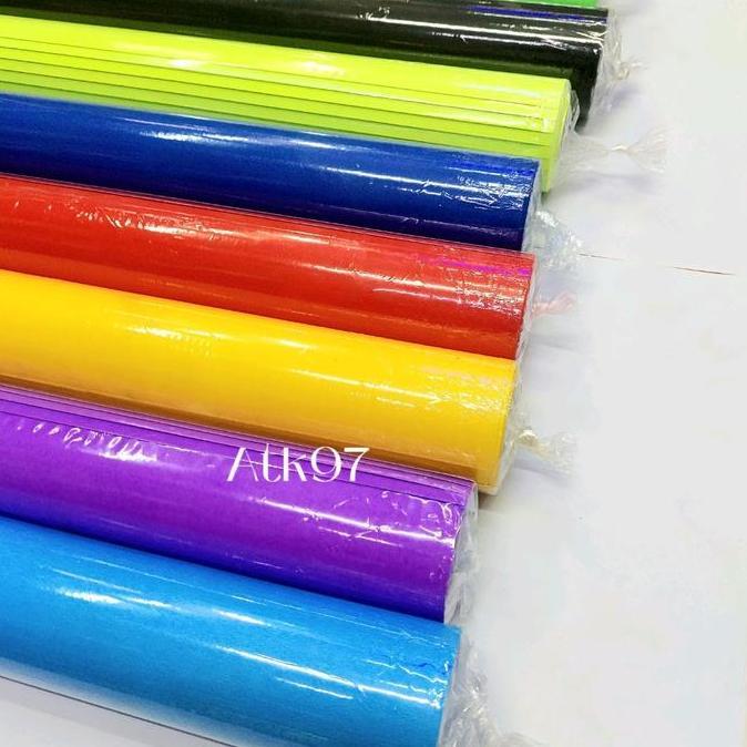 Kertas Karton Asturo (10 Lembar) / kertas Karton Warna Warni ukuran 40x60 cm Biru Hitam Hijau