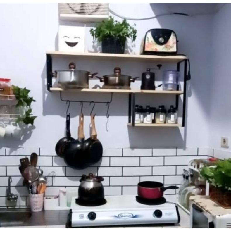 Produk Baru Kitchen Set Rak Dapur Serbaguna / Rak Dinding Bumbu Dapur / Rak Penyimpanan Serbaguna / 
