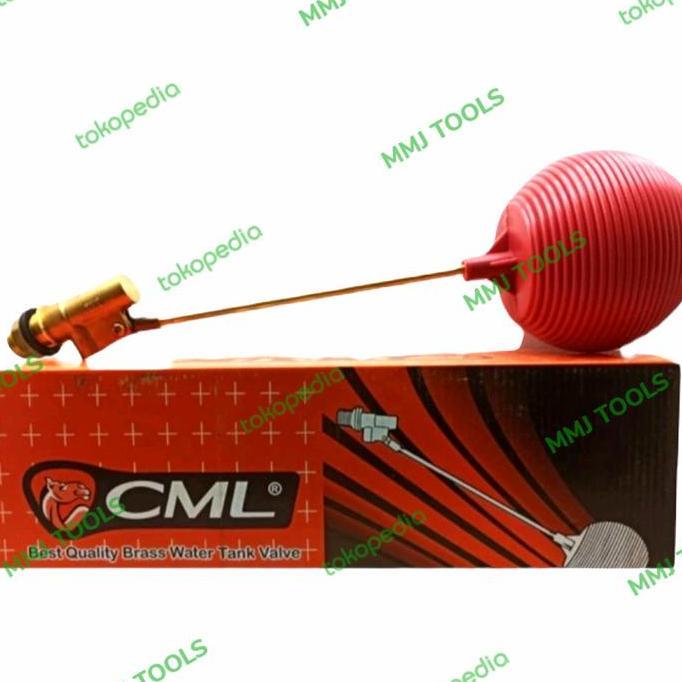 Ready Pelampung bola kuningan CAMEL 1/2" - CAMEL Pelampung Air kuningan