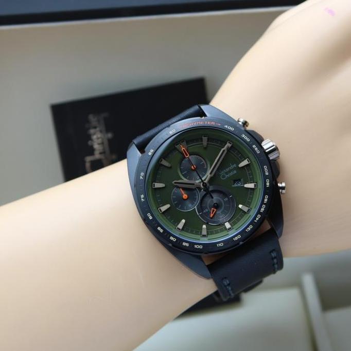 JAM TANGAN PRIA ALEXANDRE CHRISTIE AC6652 AC 6652 ORIGINAL LEATHER