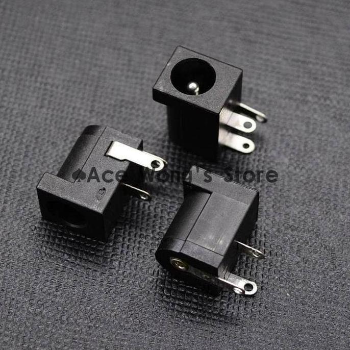 DC-005 Socket Female Jack DC Power jack 5.5mm x 2.1mm 3P tanamPCB
