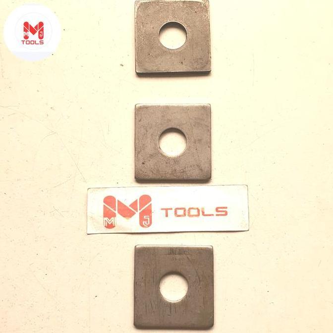 Ready Ring Plat Segi Empat 1/2" (harga satuan) - Ring Plat Tempe - Ring Plat Long Bolt - Ring Plat B