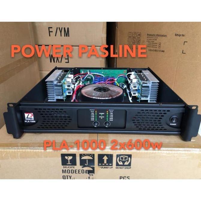 Produk Terbaru Power Amplifier Pasline Pla-1000 Pla1000 Pla 1000 Original 2 Channel