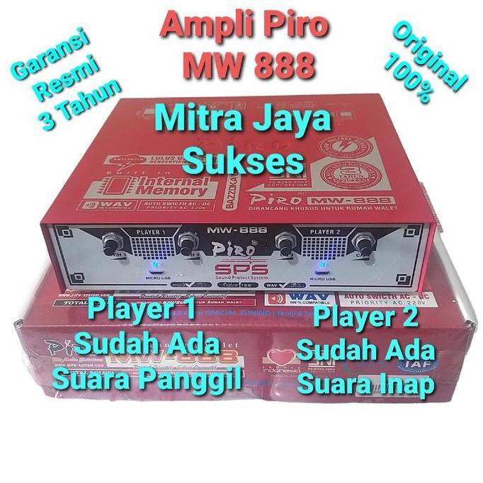 Diskon Ampli Walet Piro Mw 888 Anti Petir With Memory Internal Dan Free Suara Amplifier Walet Piro M