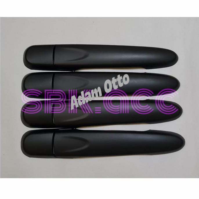 AKSESORIS MOBIL] PAKET OUTER HANDLE AVANZA 2016 2017 2018 DAN DOOR HANDLE COVER HITAM PRESISI TINGGI