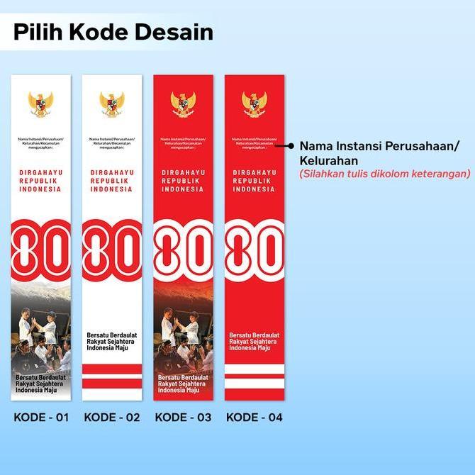 Umbul umbul bendera Hut RI/Spanduk Hut RI/Spanduk Kain/Spanduk 17an