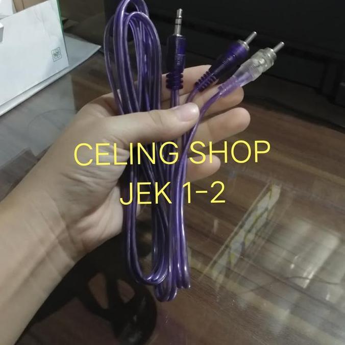 KABEL JEK JAK JECK DVD HP SPEAKER SHALON TV 1-2 1.5meter