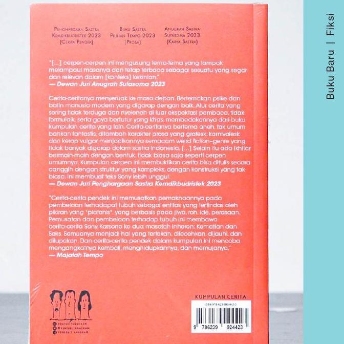 Buku Sentimentalisme Calon Mayat - Sony Karsono (Kumpulan Cerpen)