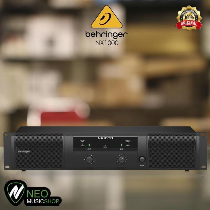 Produk Terbaru Behringer Nx1000 Ultra-Lightweight 1000-Watt Class-D Power Amplifier