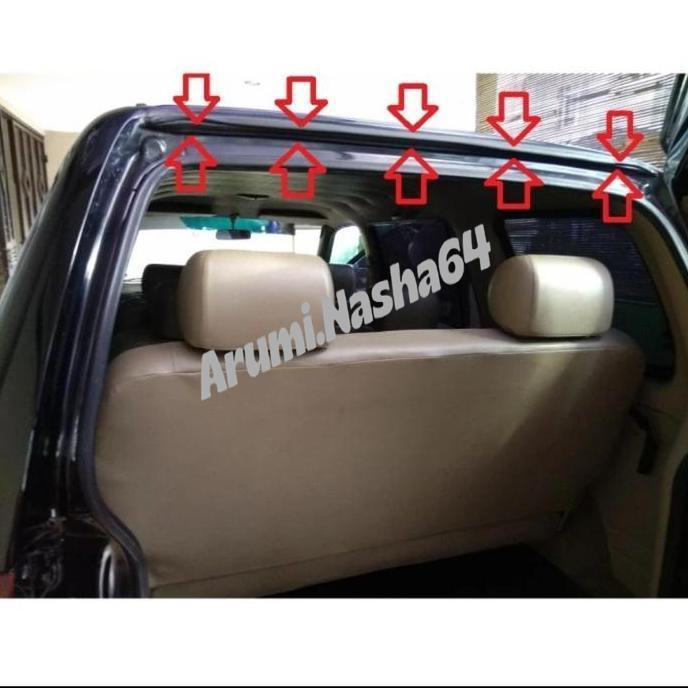 KARET KACA DEPAN MOBIL KARET PINTU ATAS BAGASI BELAKANG ISUZU PANTHER KAPSUL ORIGINAL SESUAI SPESIFI
