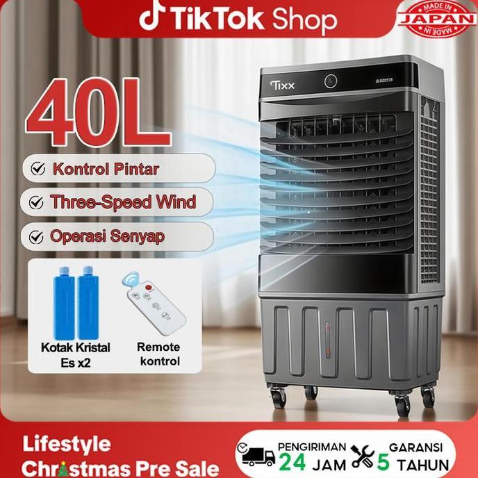 TIXX Air Cooler Kipas Angin Pendingin Cold fan Tangki Besar 40L Kipas angin dingin