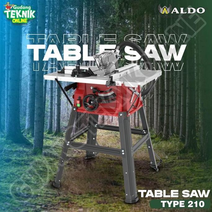 WALMERA Table Saw 8" ALDO 210 / Table Saw 8Inch 210 ALDO - Mesin Gergaji Meja 8 inch ALDO