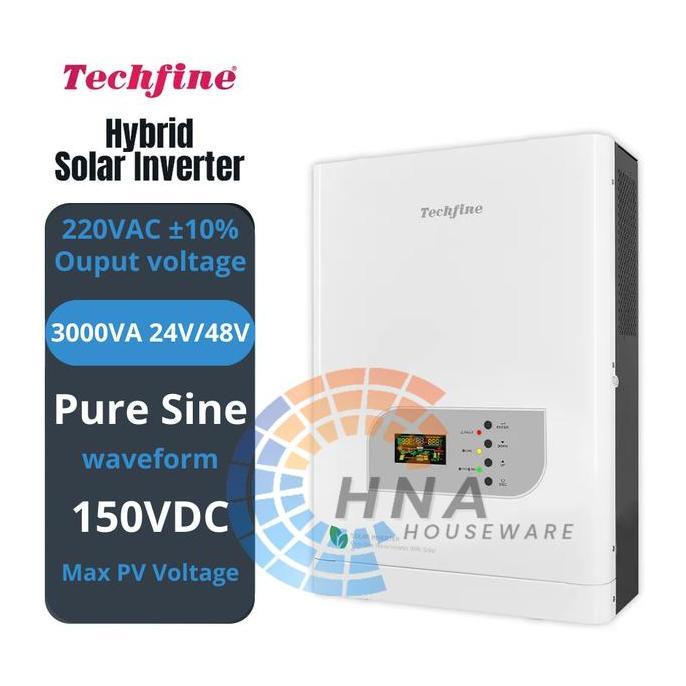 Inverter hybrid trafo low frequency 24volt 2400 watt with MPPT 60A
