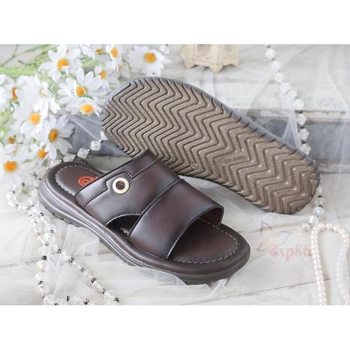 Donatello Sandal Slip On Pria Dewasa DM 81033 Coffee Size 39-43