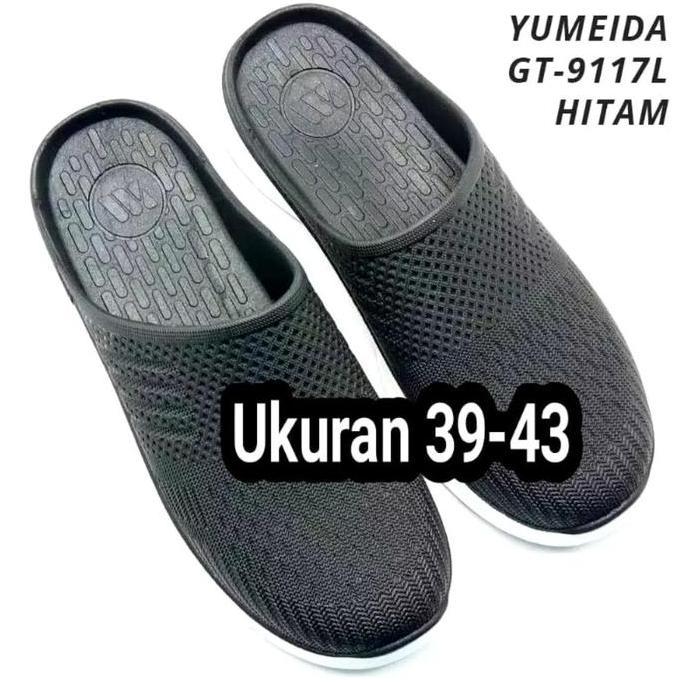 Sepatu Sandal Slop Karet Pria Sandal Bustong Yumeida GT-9117L