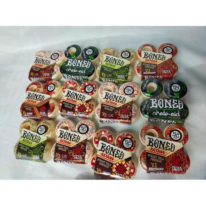 Wheels Skateboard BONES Assorted / Roda Skateboard