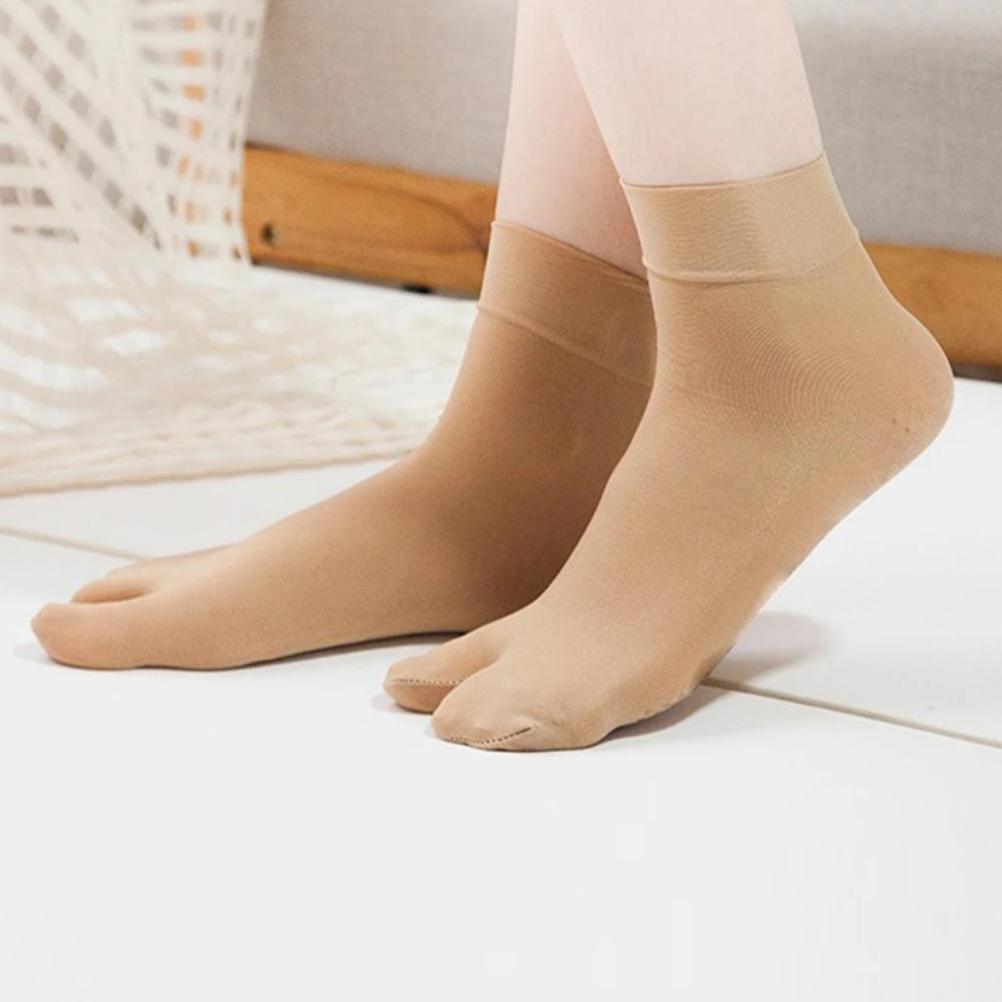 Ready Stock Kaos Kaki Stoking Jempol Tipis / Stoking Warna Kulit Wanita