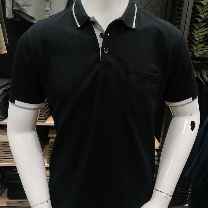POLO SHIRT CARDINAL JEANS ORIGINAL HITAM KATUN