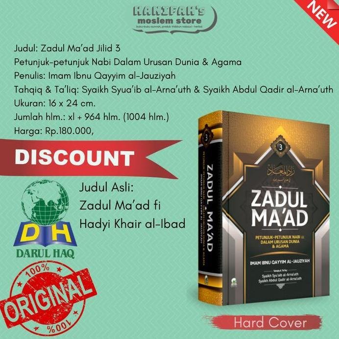 Zadul Maad / Zadul Ma Ad / Zadul Ma'ad Darul Haq Jilid 3 Original