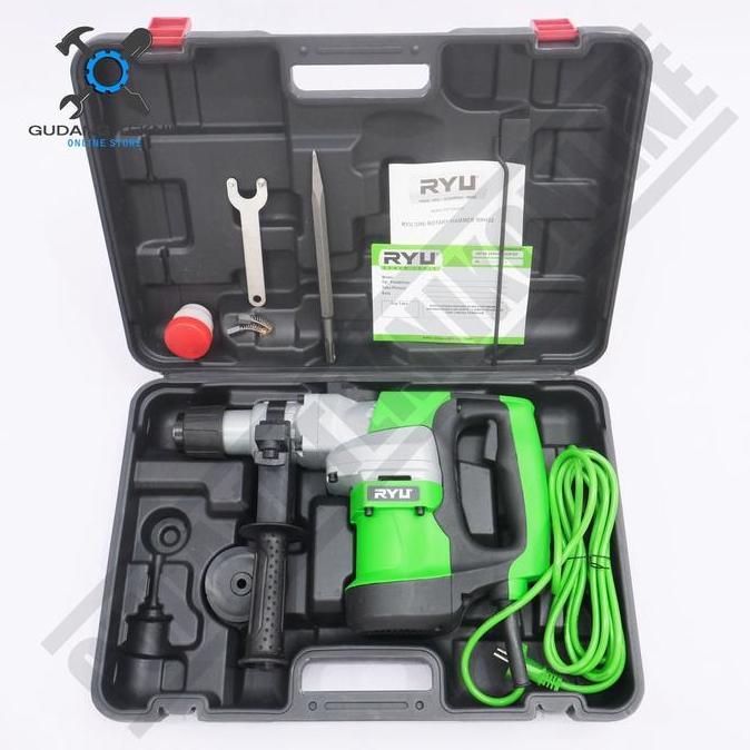 GERAMANK Rotary Hammer RYU RRH32 / Bor Bobok Beton Hammer Drill RRH 32 - Mesin Bor Tangan Bobok Beto