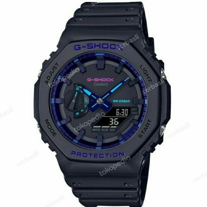 New CASIO GSHOCK GA2100VB / GA-2100VB-1A ANALOG DIGITAL ORIGINAL GARANSI