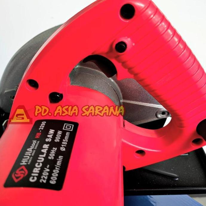 LEBOU Mesin Circular Saw Kayu HB-3290 HUJIA / Serkel Gergaji Potong Listrik