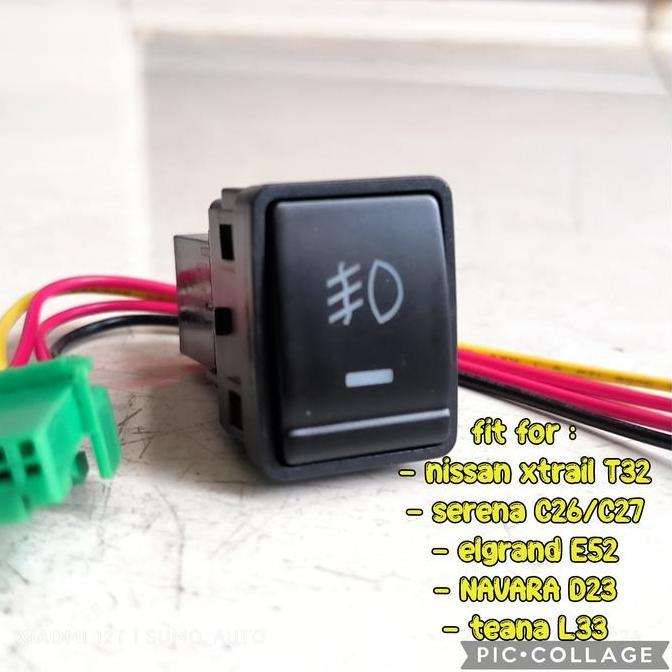 switch lampu tambahan saklar lampu DRL nissan XTRAIL T32 NAVARA