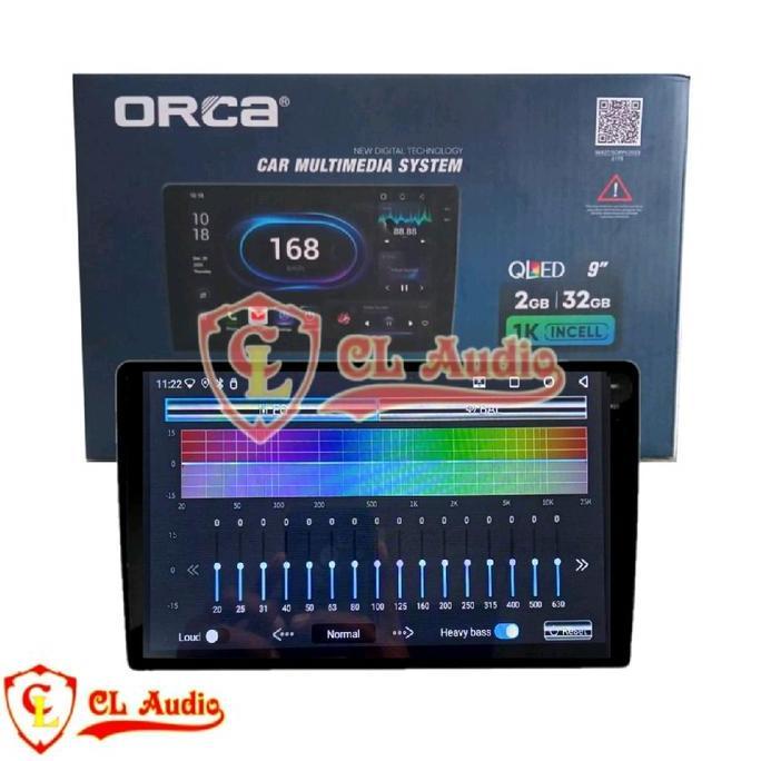 Head Unit Android ORCA ECO LITE 9 Inch  Ertiga/Swift Layar Qled