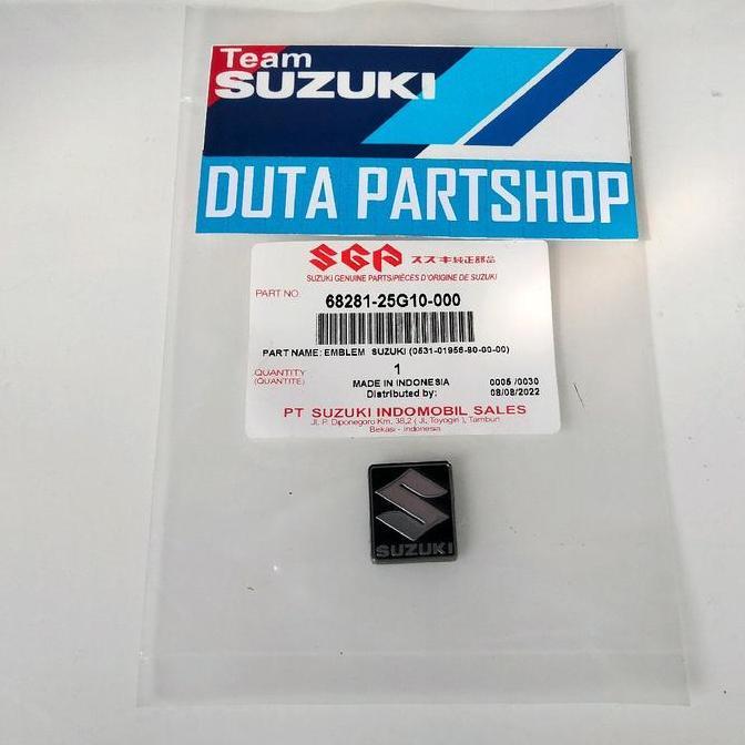 emblem logo Suzuki S kecil Skywave Satria Fu smash new original Suzuki Genuine Part SGP Aksesoris Mo