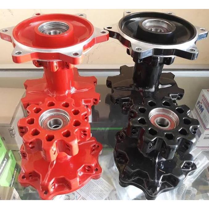 Tromol Ori CRF 150 L Warna Powdercoating - Depan Belakang