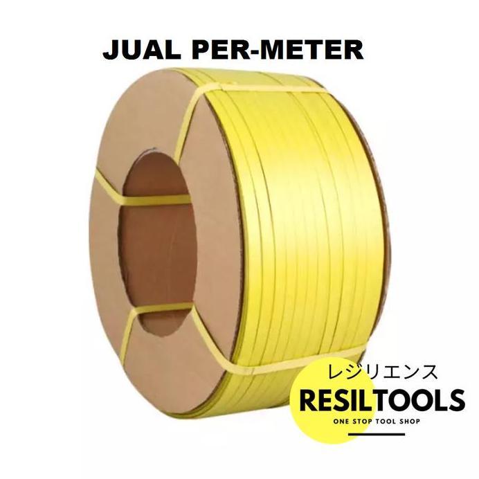 Tali Klam 11mm Kuning Plat Plastik Clamp Klem Pengikat Peti PerMeter
