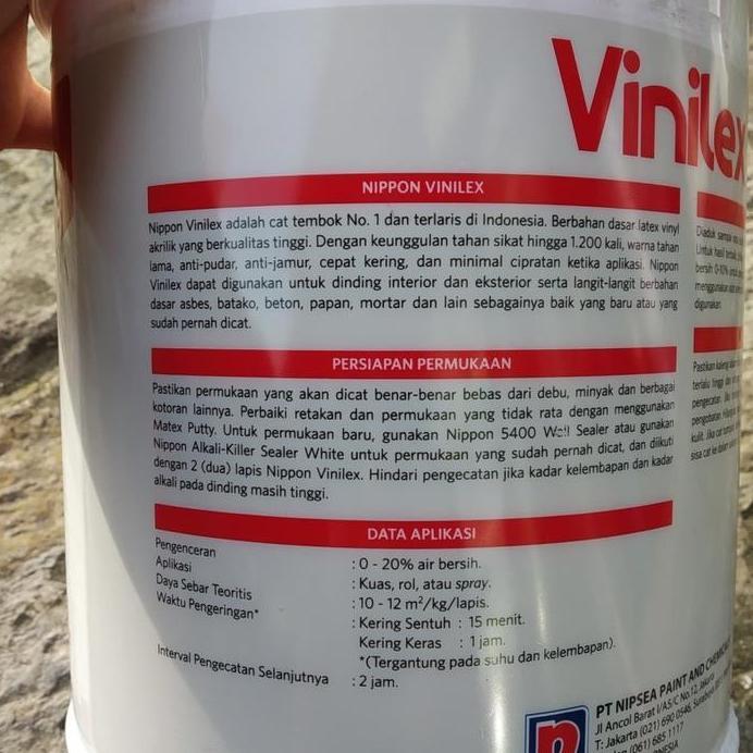 Cat Tembok 958A Smokey Grey Abu Muda Vinilex 5 kg Interior Dinding