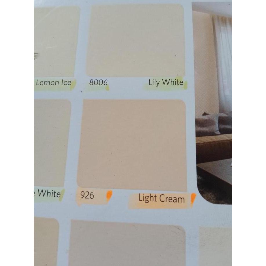 Cat Tembok 926 Light Cream Krem Vinilex 5 kg Interior Dinding Rumah