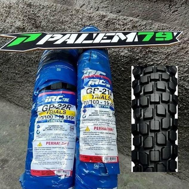 Ban Ori KLX 150 S G Dtracker 19 16 Standar Pabrik - Depan Belakang