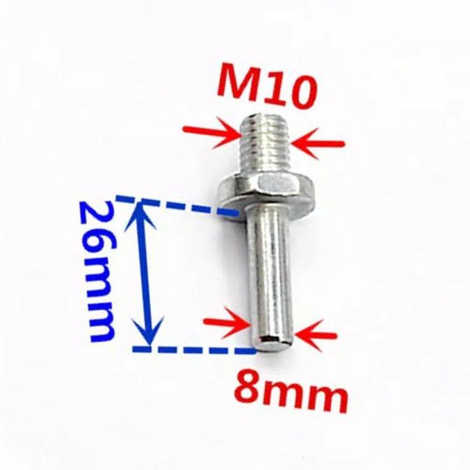 poles mobil motor set 8 pcs 3 inchi M10 polish wax compound
