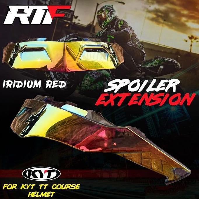 Spoiler KYT TT Course 3D PREMIUM Spoiler TT COURSE Helm KYT