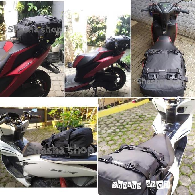 Rhinowalk - Waterproof Motorcycle Tailbag Tankbag Sidebag Pannier Bag Berkualitas