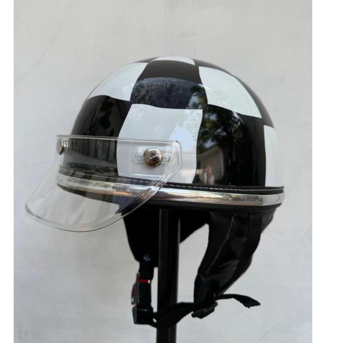 Helm Chips Motif Catur Pet Norisk