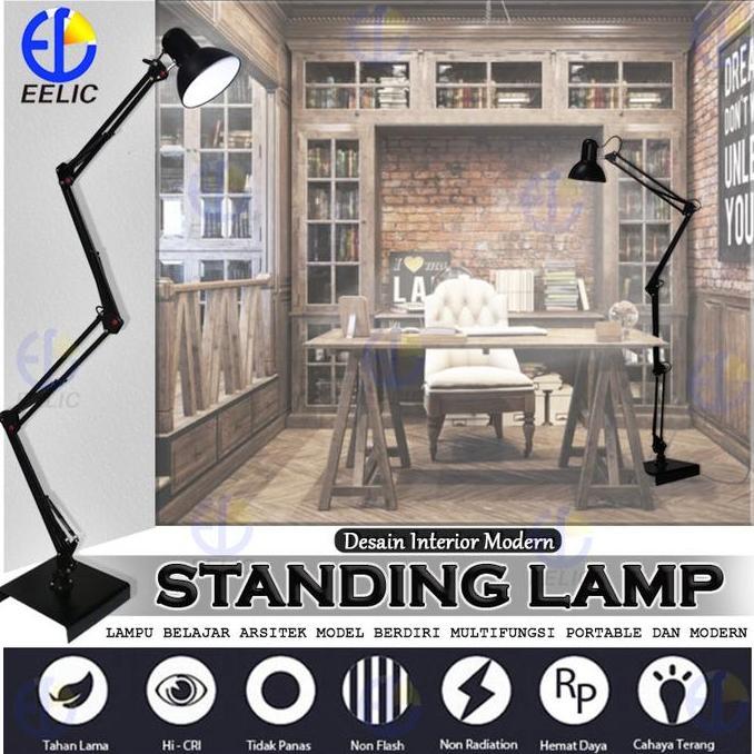 LOGPEF EELIC ELC-J017 LAMPU ARSITEK STANDING LAMP LAMPU BELAJAR ARSITEK MODEL BERDIRI LAMPU ARSITEK 