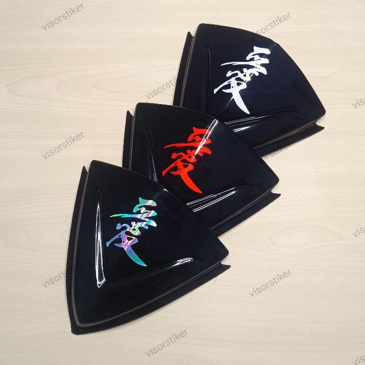 ANJAMART VISOR BEAT KARBU BEAT OLD MIO SPORTY MIO SOUL KARBU MIO M3 STIKER LOGO WINDSHIELD HONDA BEA
